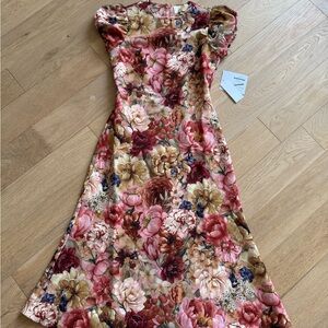 NWT Mestiza Floral Midi Dress